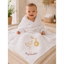 Tetra kifogó - fürdőlepedő 140x140cmcm Gólya