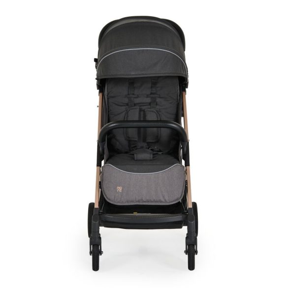 BERLIN PRÉMIUM utazó babakocsi, 1 gombbal csukható, 22kg FEKETE