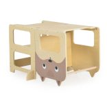 FA MONI Tanuló torony MONTESSORI, fellépő, rajzasztallá alakítható