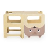 FA MONI Tanuló torony MONTESSORI, fellépő, rajzasztallá alakítható