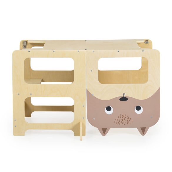 FA MONI Tanuló torony MONTESSORI, fellépő, rajzasztallá alakítható