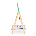 Fajáték MONI fatábla 2 oldalas, fehér és fekete tábla rajzoláshoz