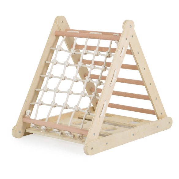 PIKLER 3in1 fa MÁSZÓKA és CSÚSZDA Montessori 155*57cm NATUR