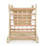 PIKLER 3in1 fa MÁSZÓKA és CSÚSZDA Montessori 155*57cm NATUR