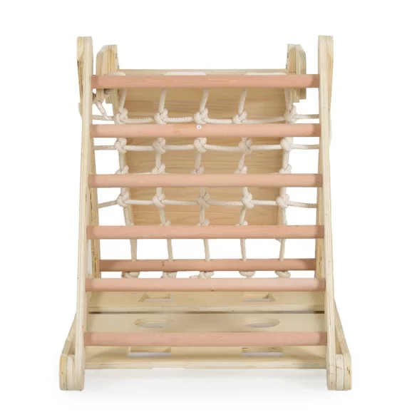 PIKLER 3in1 fa MÁSZÓKA és CSÚSZDA Montessori 155*57cm NATUR