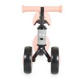 WEE mini futóbicikli 3 kerekű járgány, elöl 2 kerék, világító hátsó kerékkel PINK/rózsa