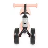 WEE mini futóbicikli 3 kerekű járgány, elöl 2 kerék, világító hátsó kerékkel PINK/rózsa