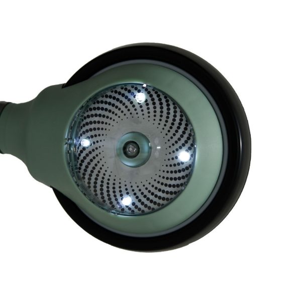 WEE mini futóbicikli 3 kerekű járgány, elöl 2 kerék, világító hátsó kerékkel ZÖLD