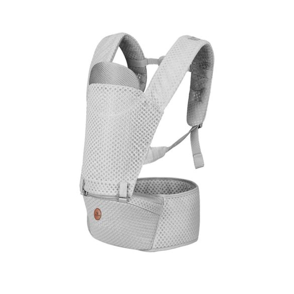 MISTRAL bébi hordozó 3 poziciós, ergonomikus, hálós VSZÜRKE