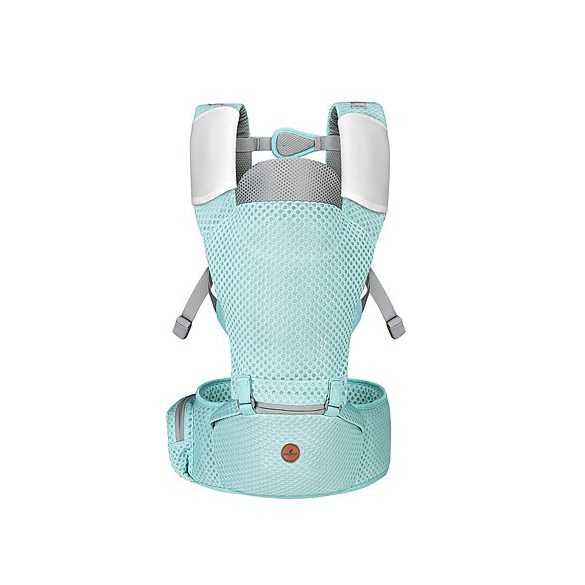 MISTRAL bébi hordozó 3 poziciós, ergonomikus, hálós TÜRKIZ