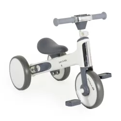   LEARN-to-Ride mini futóbicikli, 3 kerekű tricikli, összecsukható FEHÉR