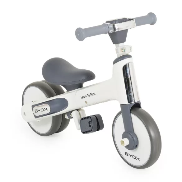 LEARN-to-Ride mini futóbicikli, 3 kerekű tricikli, összecsukható FEHÉR