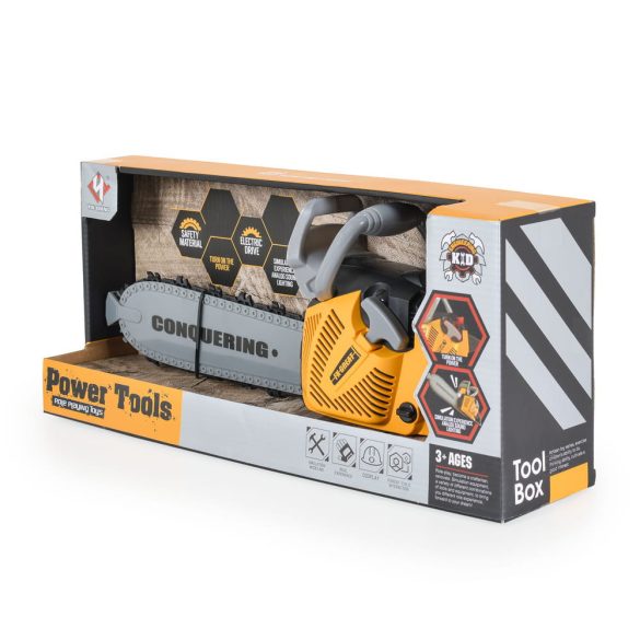 FIÚ játék fűrész lámpával SÁRGA