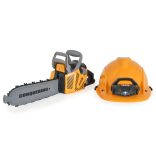 FIÚ játék fűrész és sisak SÁRGA/FEKETE