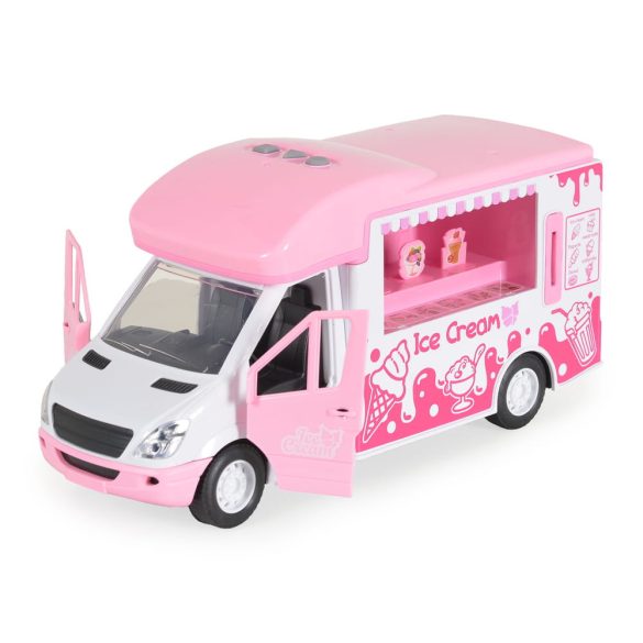 MONI Fagyiárus autó hangokkal és fényekkel RÓZSASZÍN