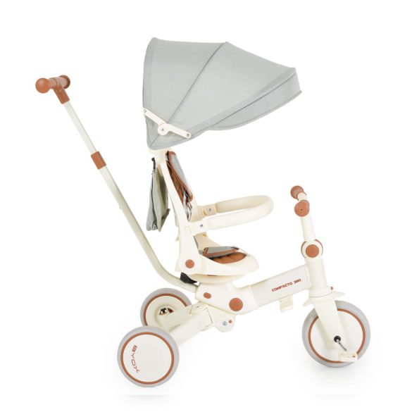 COMPACTO tricikli multifunkciós, 3in1 futóbiciklivé alakítható BÉZS