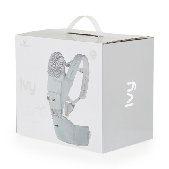 IVY bébi hordozó 3 poziciós, lecsatolható VSZÜRKE