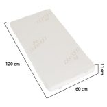 AIR MEMORY matrac 120x60cm 3 réteg, kókusz+szivacs+memóriahab FEHÉR