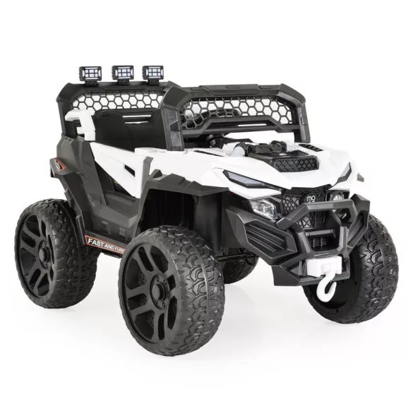 BO DUST DY-8888 elektromos autó, 4motoros, 12V/7A, 115cm BUGGY FEHÉR