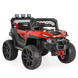   BO DUST DY-8888 elektromos autó, 4motoros, 12V/7A, 115cm BUGGY PIROS