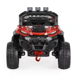 BO DUST DY-8888 elektromos autó, 4motoros, 12V/7A, 115cm BUGGY PIROS