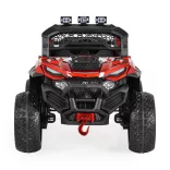 BO DUST DY-8888 elektromos autó, 4motoros, 12V/7A, 115cm BUGGY PIROS