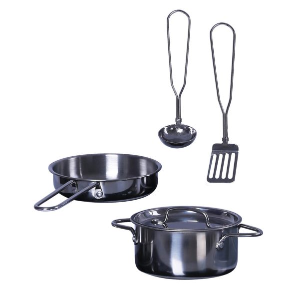 MONI Fa kiskonyha kék 4 db eszközzel szett