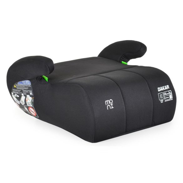 DAKAR BASIC ülésmagasító I-SIZE 125-150cm játék nélkül FEKETE