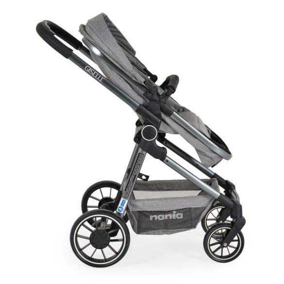 GISELLE 2in1 babakocsi, mózessé alakítható SZÜRKE