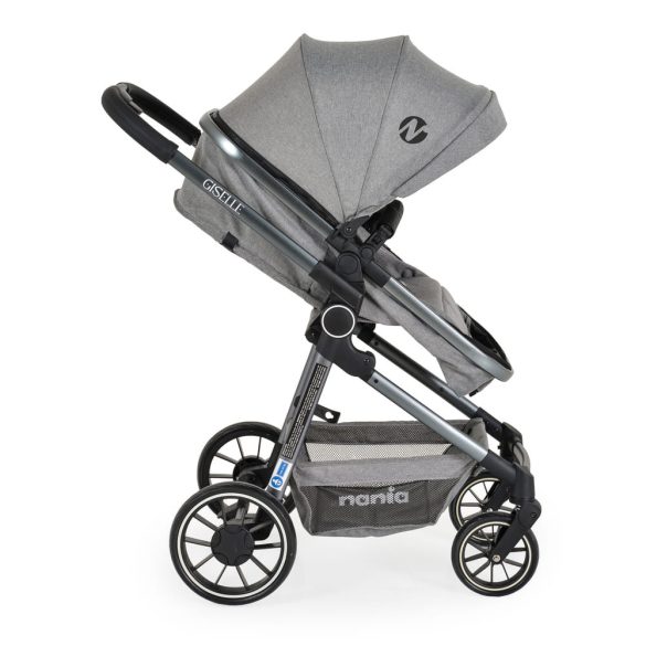 GISELLE 2in1 babakocsi, mózessé alakítható SZÜRKE