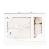 BENNIE takaró szundikendővel 75x100cm BÉZS