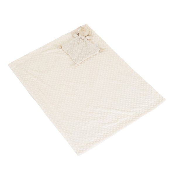 BENNIE takaró szundikendővel 75x100cm BÉZS