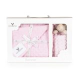 BENNIE takaró szundikendővel 75x100cm PINK