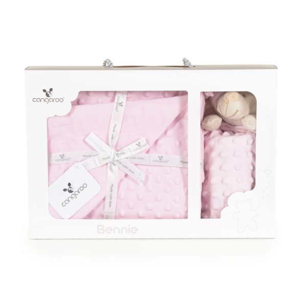 BENNIE takaró szundikendővel 75x100cm PINK