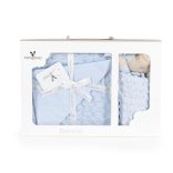 BENNIE takaró szundikendővel 75x100cm KÉK