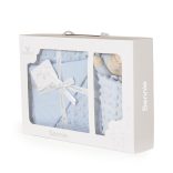 BENNIE takaró szundikendővel 75x100cm KÉK