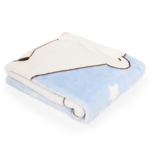 TAKARÓ SOFTY pihe puha kicsi 80*110cm  jegesmedvés VKÉK