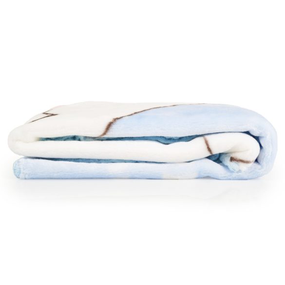 TAKARÓ SOFTY pihe puha kicsi 80*110cm  jegesmedvés VKÉK