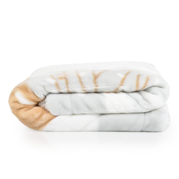 Baba takaró LITTLE FRIENDS 80x110 cm erdei állatos SZÜRKE