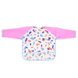 HOLDY hosszú ujjú előke zsebbel PINK