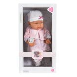 BABA 41 cmes  sapkában, kisruhában