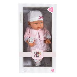 BABA 41 cmes  sapkában, kisruhában