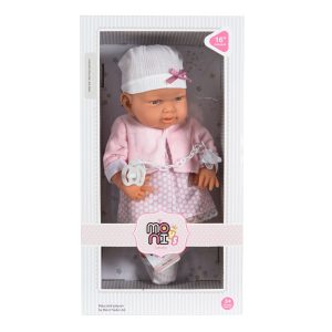 BABA 41 cmes  sapkában, kisruhában