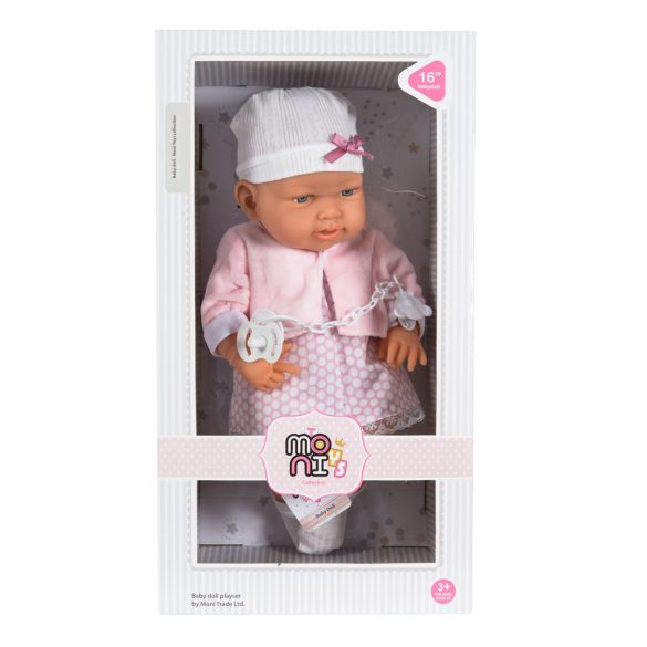 BABA 41 cmes  sapkában, kisruhában