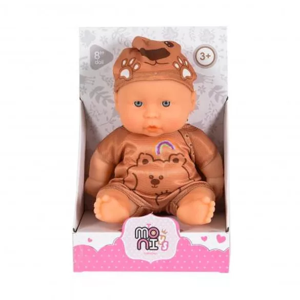 BABA 20cm 6013 újszülött BARNA