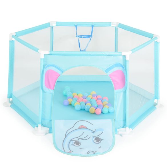 Labdamedence 146cm 50 labdával KÉK