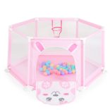 Labdamedence 146cm 50 labdával PINK