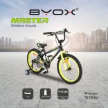 BYOX MASTER gyerek kerékpár 20as SKÉK/FEKETE 