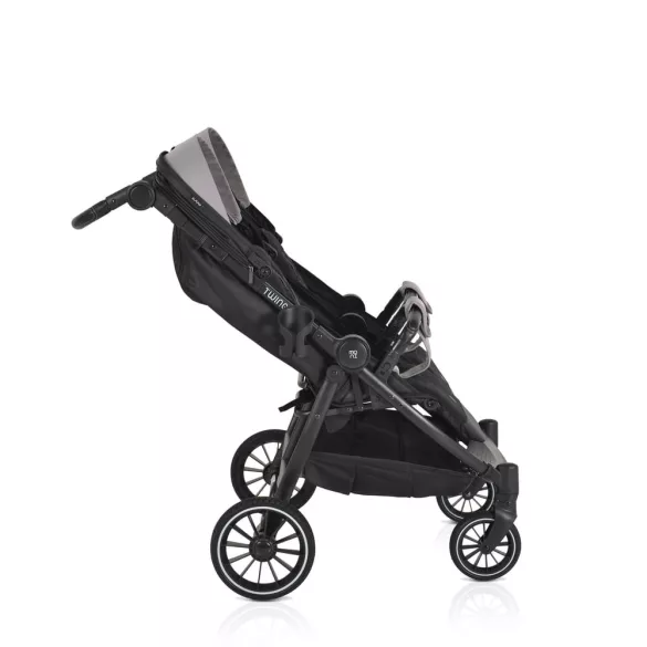 MONI TWINGO Iker babakocsi lábzsákkal ONYX/FEKETE