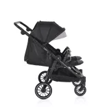 MONI TWINGO Iker babakocsi lábzsákkal ONYX/FEKETE